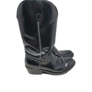 Durango Men’s Black Western Style Cowboy Boots 9690, 7.5 EE